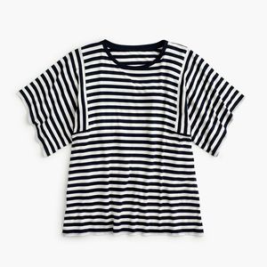 J. Crew Mixed striped tee